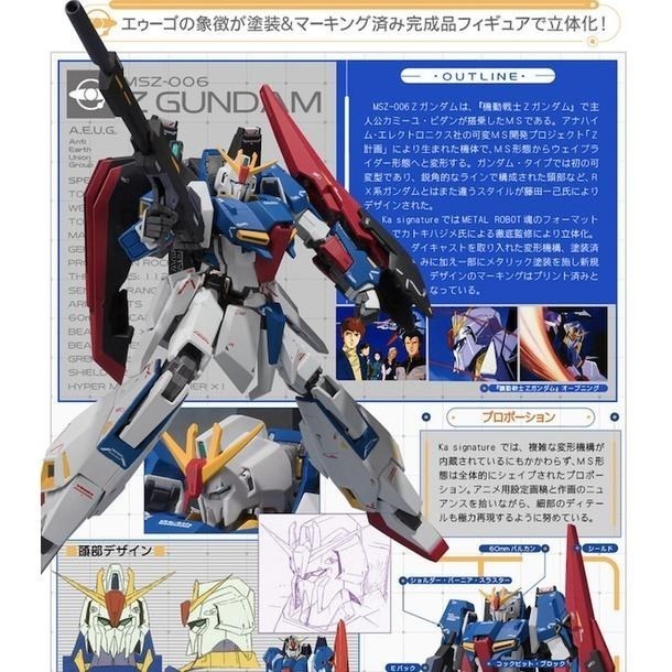＝逆襲的哈囉＝日版 魂商 METAL ROBOT魂  MR魂 超合金 機動戰士鋼彈 Z鋼彈 Ka 可變形 完成品-細節圖4