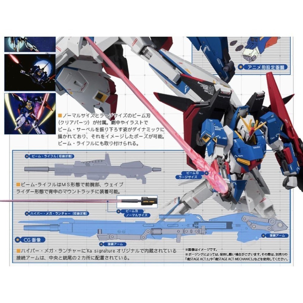 ＝逆襲的哈囉＝日版 魂商 METAL ROBOT魂  MR魂 超合金 機動戰士鋼彈 Z鋼彈 Ka 可變形 完成品-細節圖7