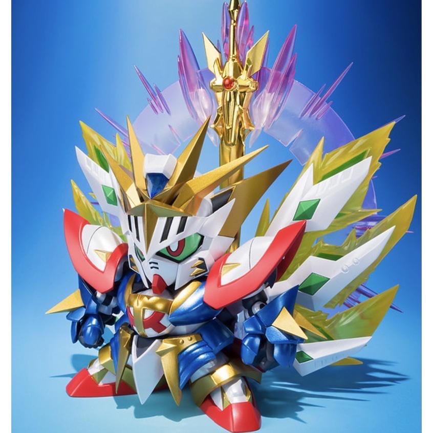 魂商 店限定 SDX SD鋼彈 黃金傳說 太陽騎士 神鋼彈 合金 完成品-細節圖3