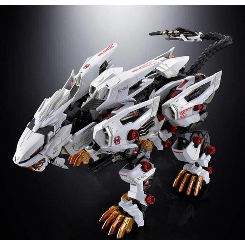 =逆襲的哈囉= 日版 萬代 超合金 RZ-041長牙獅 零式 機獸新世紀 ZOIDS 洛伊德 完成品-細節圖2