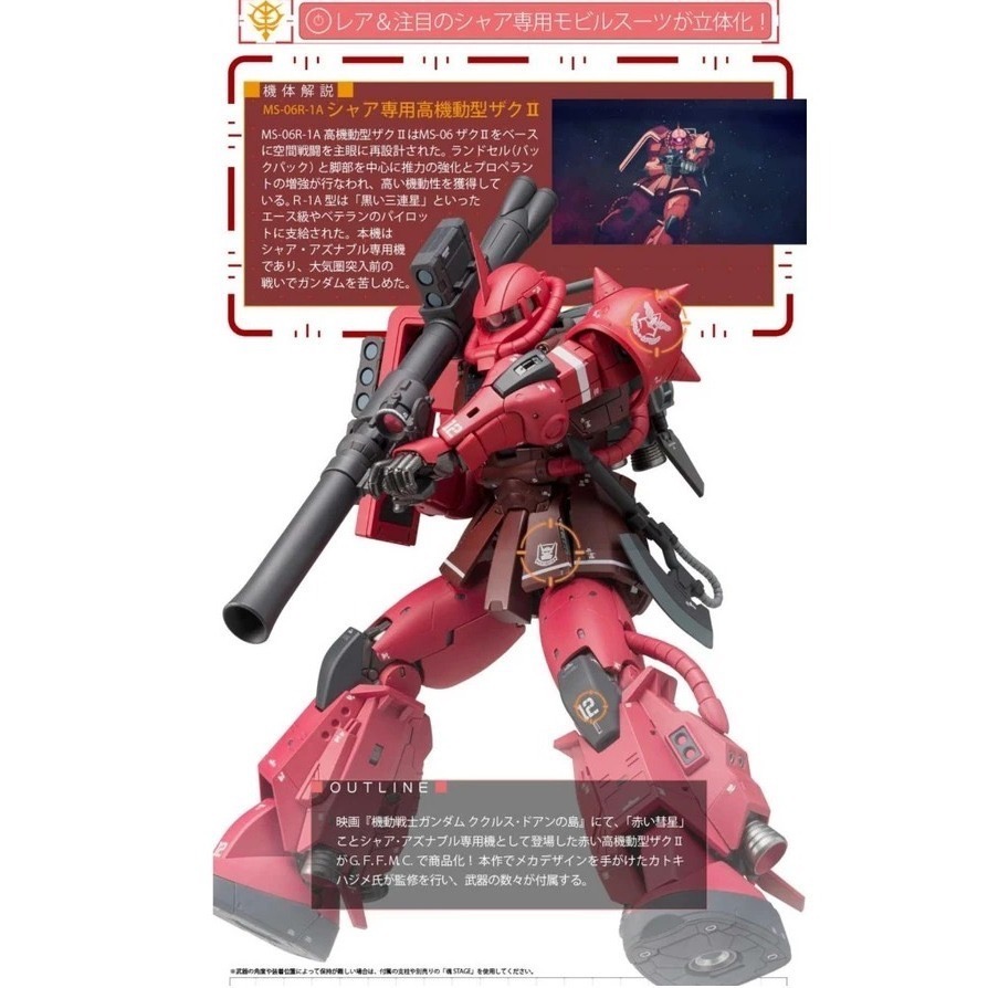 =逆襲的哈囉= 預購 1月 魂商 GFFMC MS-06R-1A 夏亞專用高機動型薩克II 德安之島紅色彗星  超合金-細節圖3