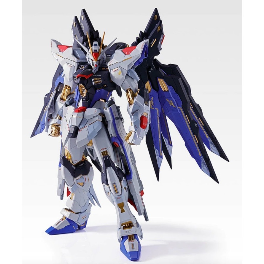=逆襲的哈囉=日版 魂商 metal build 攻擊自由 藍魂 魂藍 MB 超合金 SOUL BLUE 完成品-細節圖2