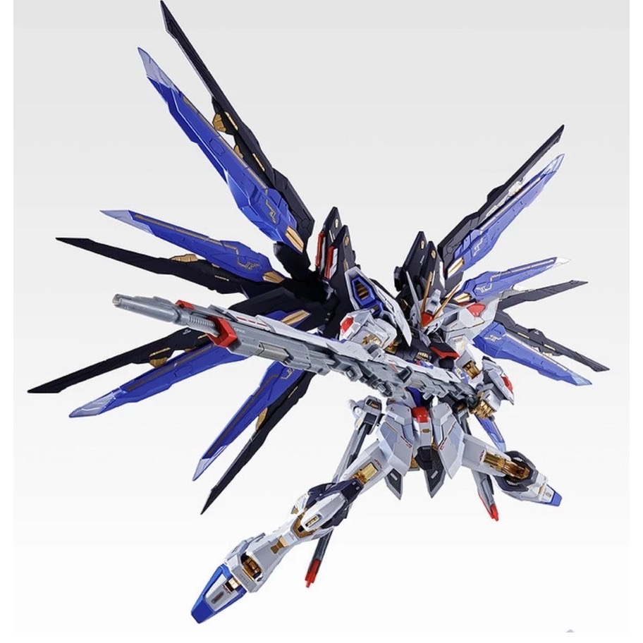 =逆襲的哈囉=日版 魂商 metal build 攻擊自由 藍魂 魂藍 MB 超合金 SOUL BLUE 完成品-細節圖4
