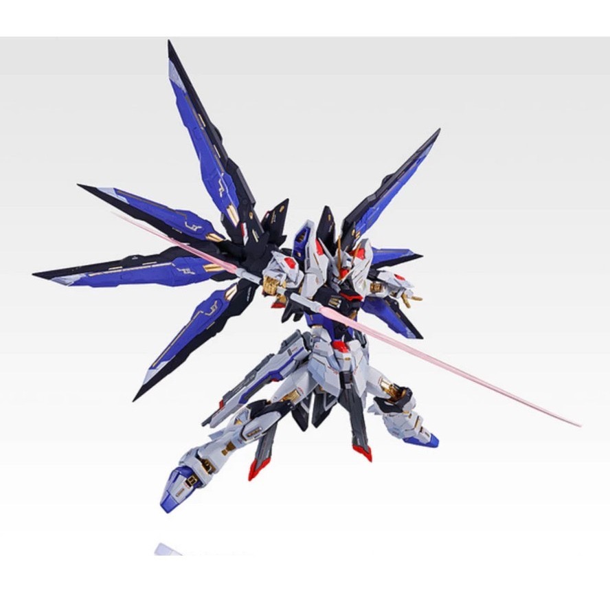 =逆襲的哈囉=日版 魂商 metal build 攻擊自由 藍魂 魂藍 MB 超合金 SOUL BLUE 完成品-細節圖5