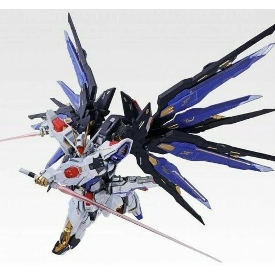 =逆襲的哈囉=日版 魂商 metal build 攻擊自由 藍魂 魂藍 MB 超合金 SOUL BLUE 完成品-細節圖6