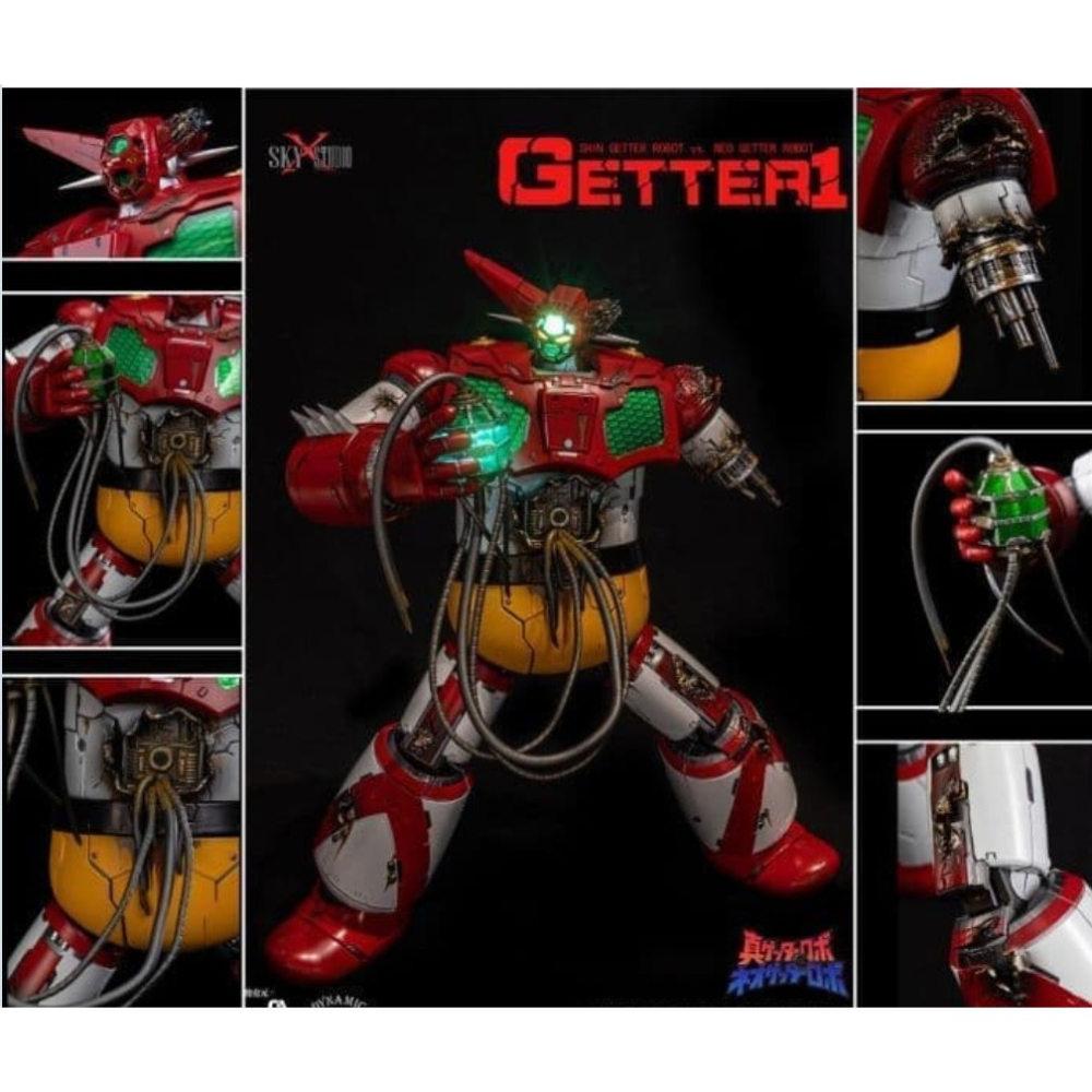 =逆襲的哈囉= Sky x Studio SXD-11 真蓋特機器人 VS NEO蓋特機器人 蓋特1號 戰損 最終決戰-細節圖5