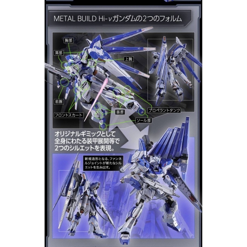METAL BUILD 機動戰士鋼彈 Hi-ν 鋼彈 MB 海牛 hi nu expo-細節圖6