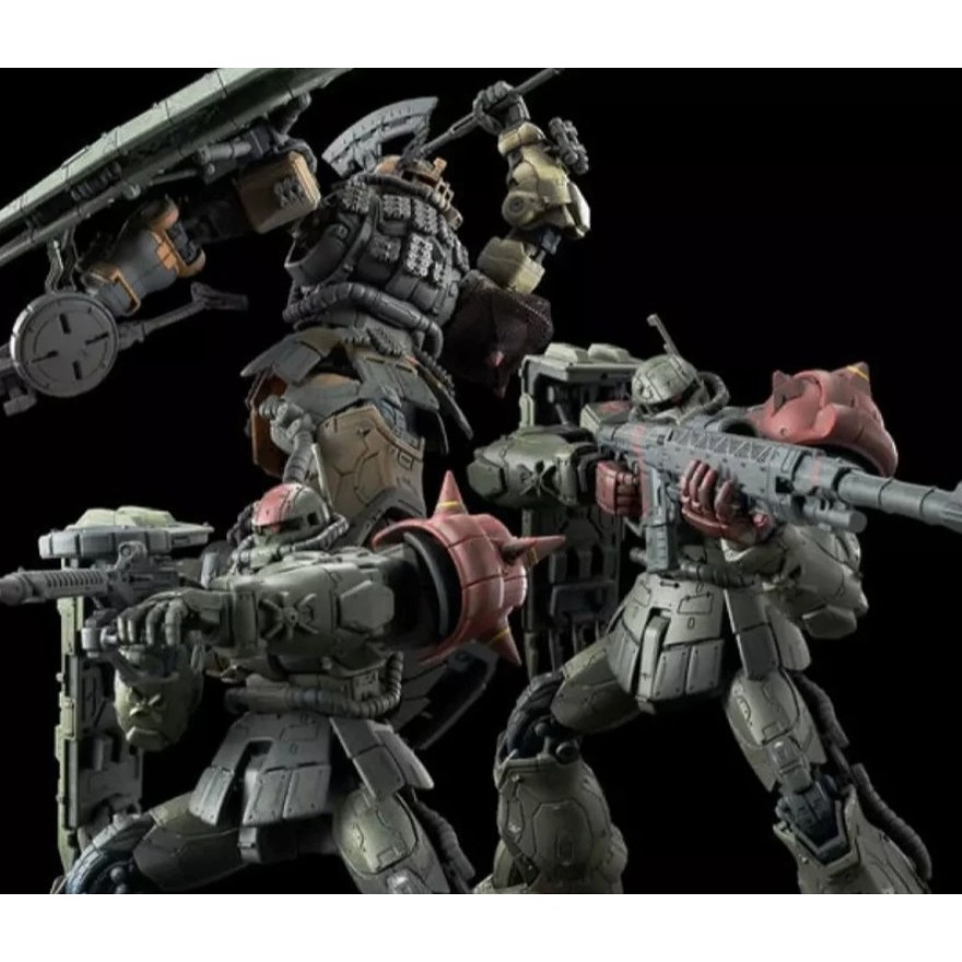 ＝逆襲的哈囉＝HG 復仇的安魂曲 薩克Ⅱ F型 + 無識別F型 (盧桑專用機)-細節圖3