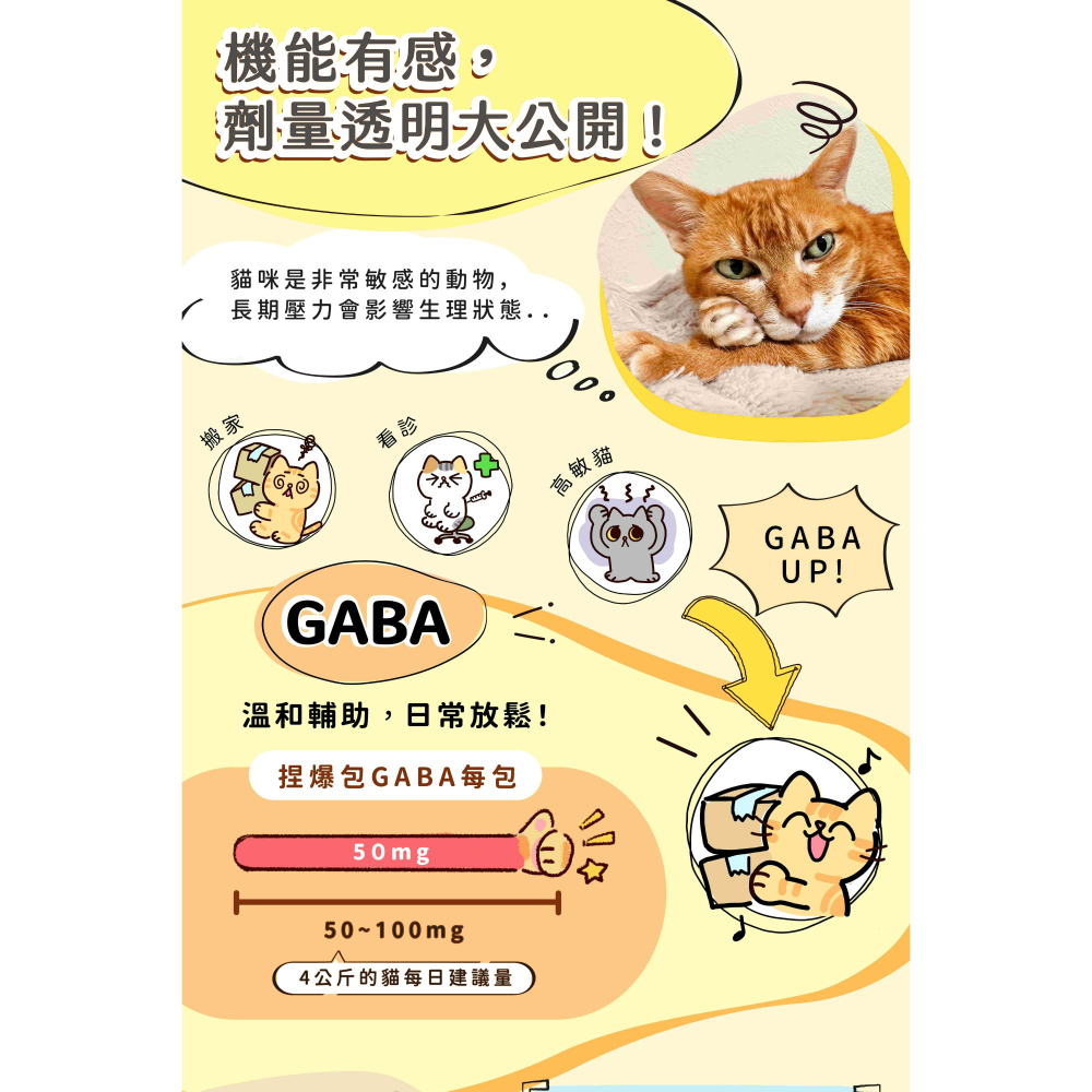 踏踏寵膳 GABA放鬆系主食餐包 捏爆包 40g-細節圖4