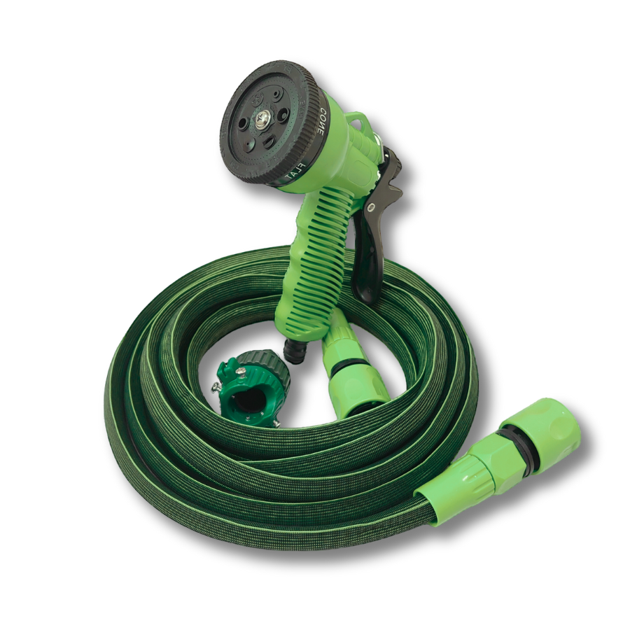 【台灣製】伸縮水管 水管 7.5米~15米 高壓水管 洗車水管 澆花水管 防爆水管 園藝水管-細節圖10