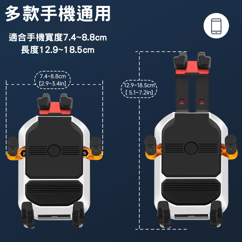 【台灣出貨】機車手機架 手機架機車 減震手機架 機車支架 機車架 遮陽手機架 六爪手機架-細節圖4