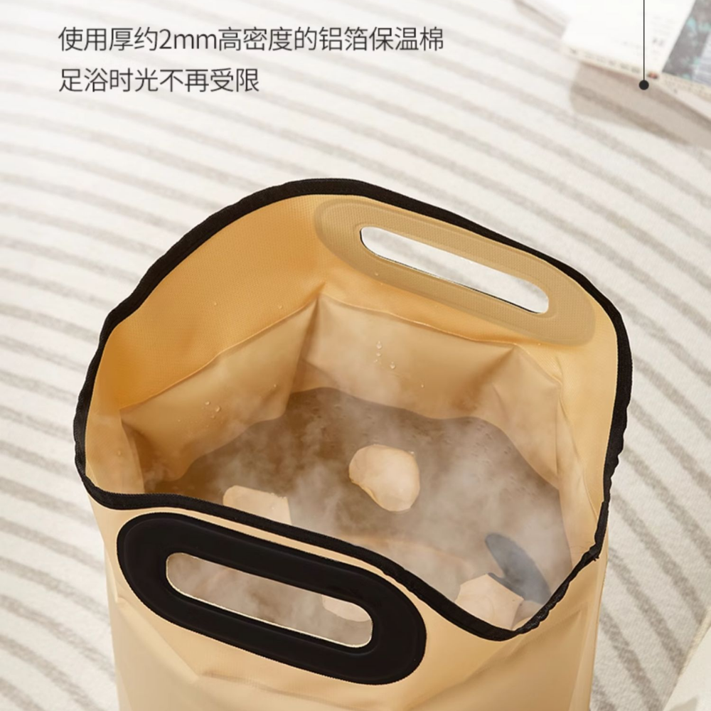 【現貨速發】泡腳袋 泡腳桶 足浴袋 摺疊泡腳桶 摺疊泡腳袋-細節圖3