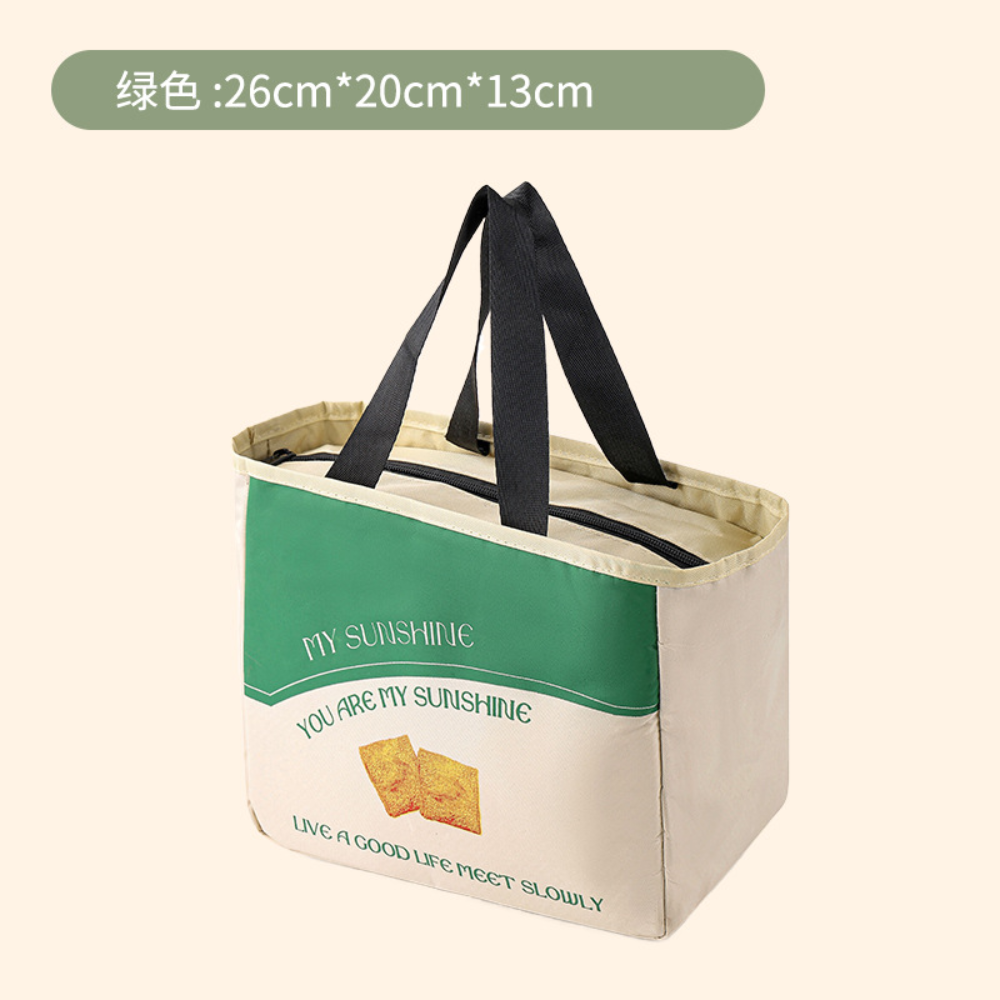 【台灣現貨】便當袋 餐袋 保溫便當袋 防水便當袋 防水餐袋 午餐袋 保溫餐袋 便當包-規格圖9