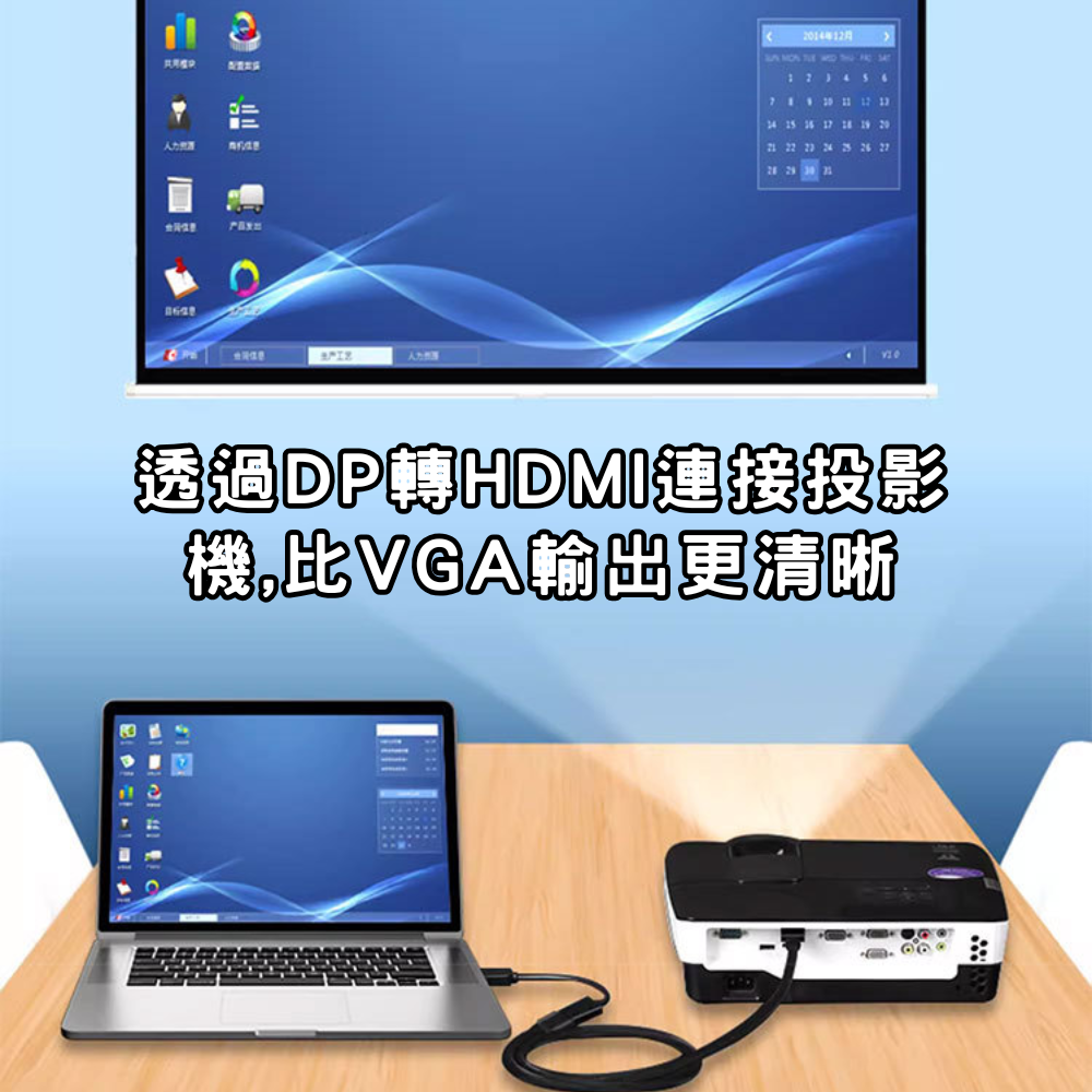 【現貨速發】dp轉hdmi線 dp 轉 hdmi dp轉hdmi dp to hdmi dp 轉hdmi-細節圖5