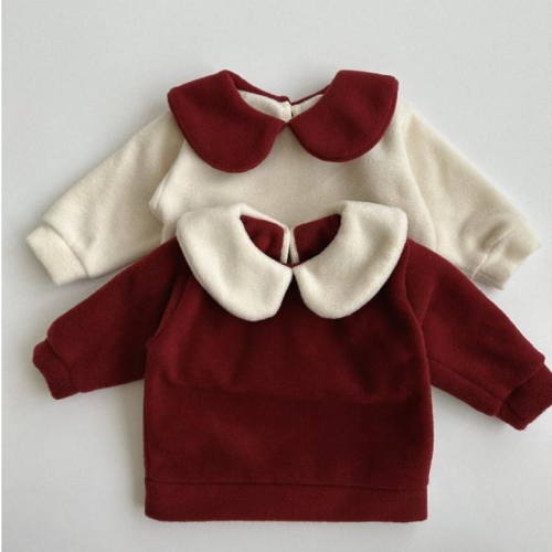 【兩件免運】韓國🇰🇷童裝 Aosta 小翻領紅色上衣 聖誕節服裝 兒童上衣 兒童造型服 可愛造型服 韓國代購