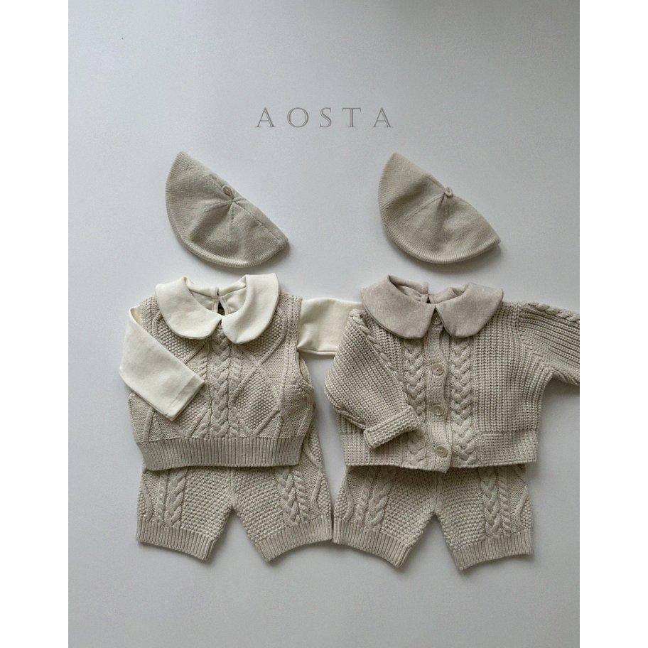 【兩件免運】韓國🇰🇷童裝 Aosta 可愛小翻領上衣 兒童上衣 兒童內搭 女童上衣 女童內搭 女童穿搭 韓國代購-細節圖4