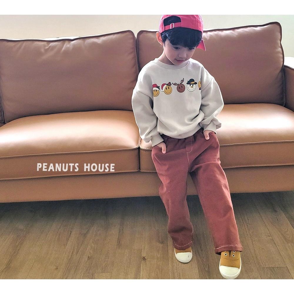 【兩件免運】韓國🇰🇷童裝 聖誕節微笑上衣 聖誕節服裝 兒童造型服 可愛造型服 紅色上衣 綠色上衣 聖誕老公公 韓國代購-細節圖5