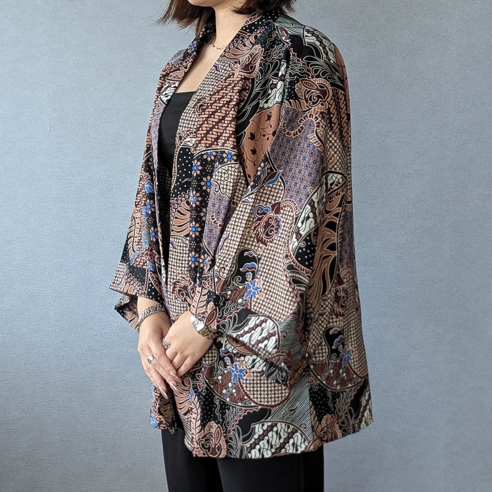 NAKURA 輕薄涼爽和服罩衫 - Brick Red 磚紅 - NAK001-細節圖2