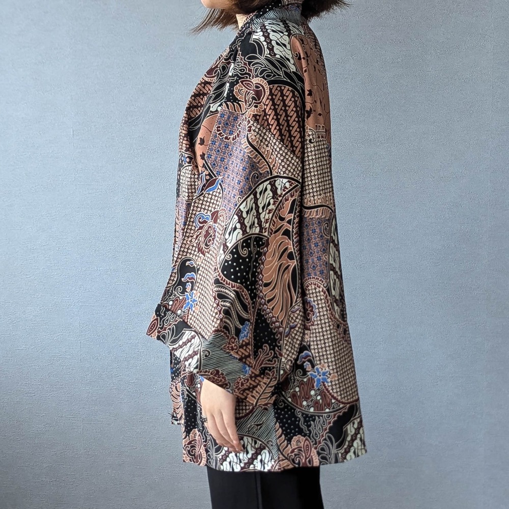 NAKURA 輕薄涼爽和服罩衫 - Brick Red 磚紅 - NAK001-細節圖3