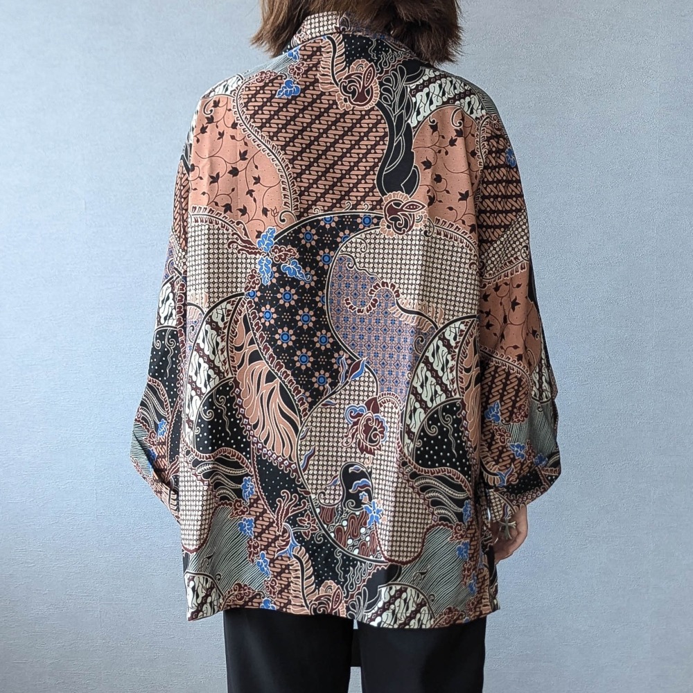 NAKURA 輕薄涼爽和服罩衫 - Brick Red 磚紅 - NAK001-細節圖4