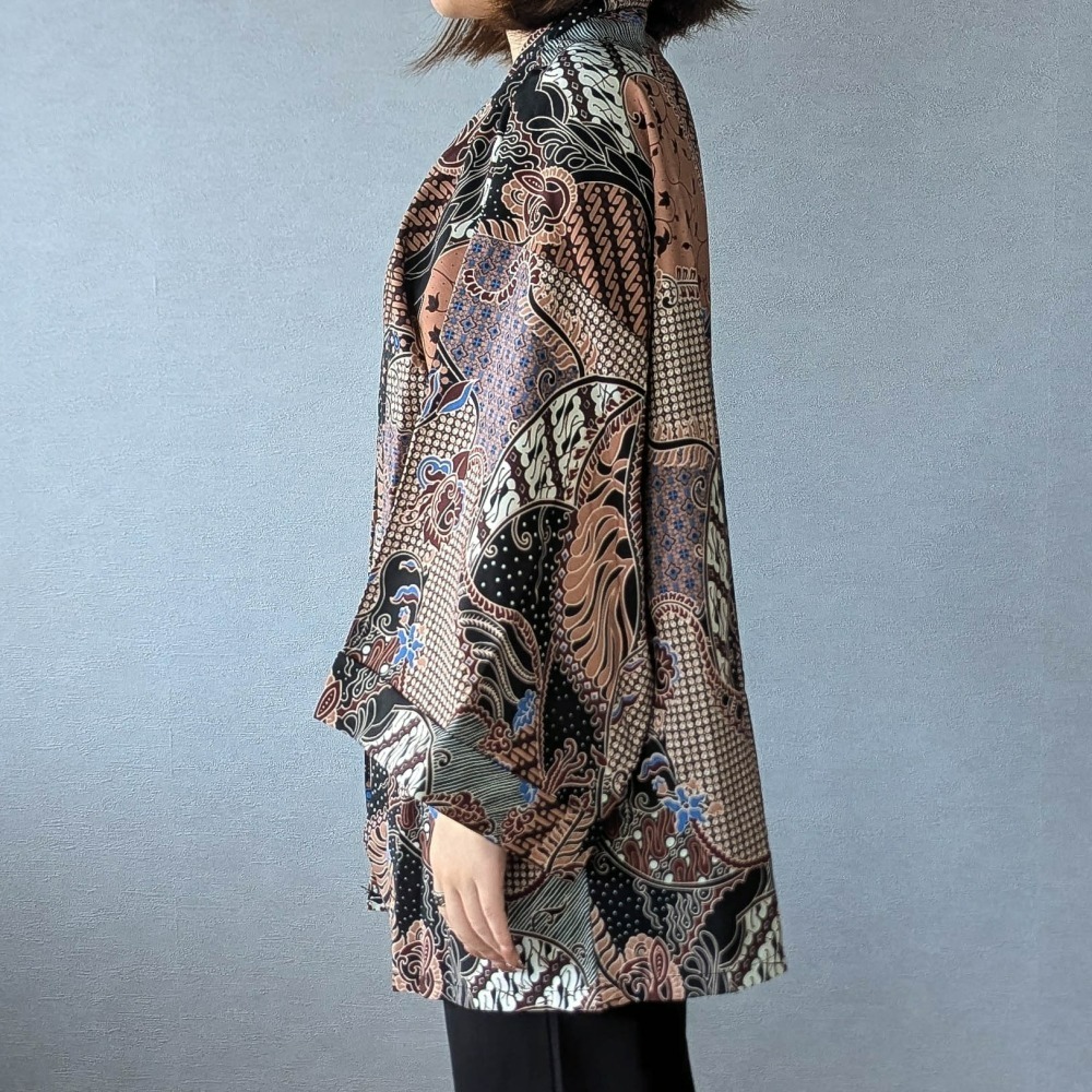 NAKURA 輕薄涼爽和服罩衫 - Brick Red 磚紅 - NAK001-細節圖3