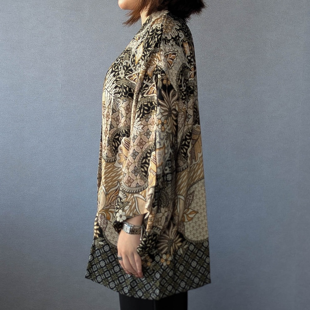 NAKURA 輕薄涼爽和服罩衫 - Gold Green 金綠 - NAK008-細節圖3