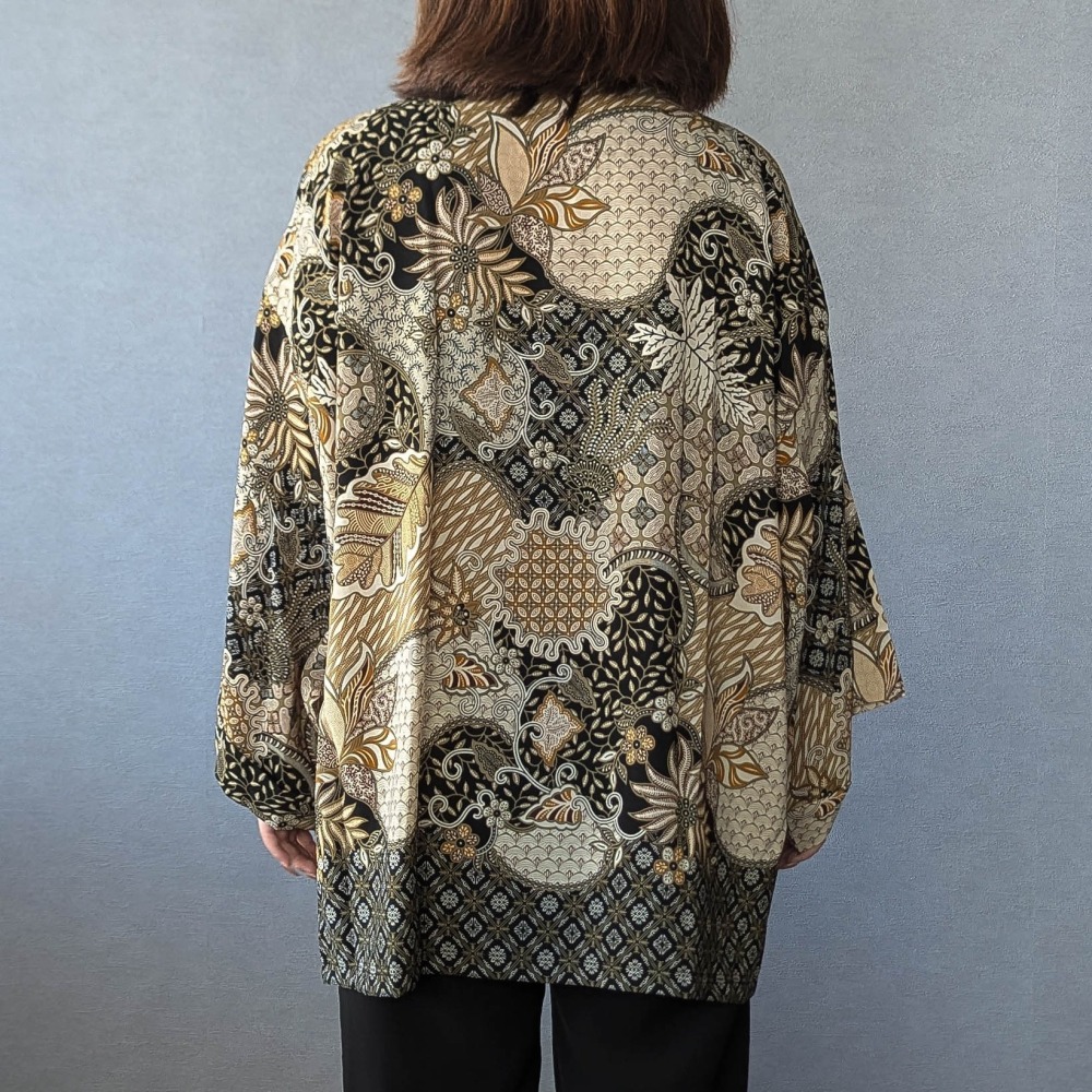 NAKURA 輕薄涼爽和服罩衫 - Gold Green 金綠 - NAK008-細節圖4