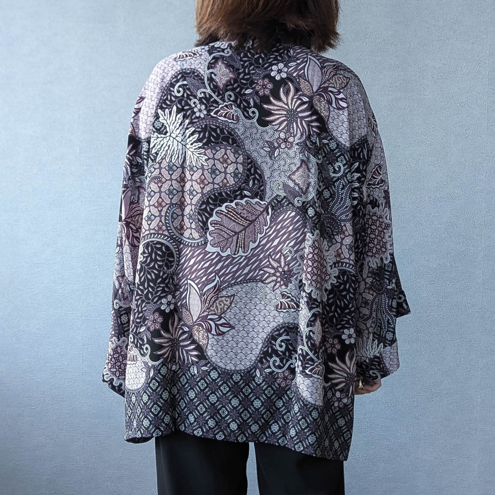 NAKURA 輕薄涼爽和服罩衫 -Light Violet 紫 - NAK009-細節圖4