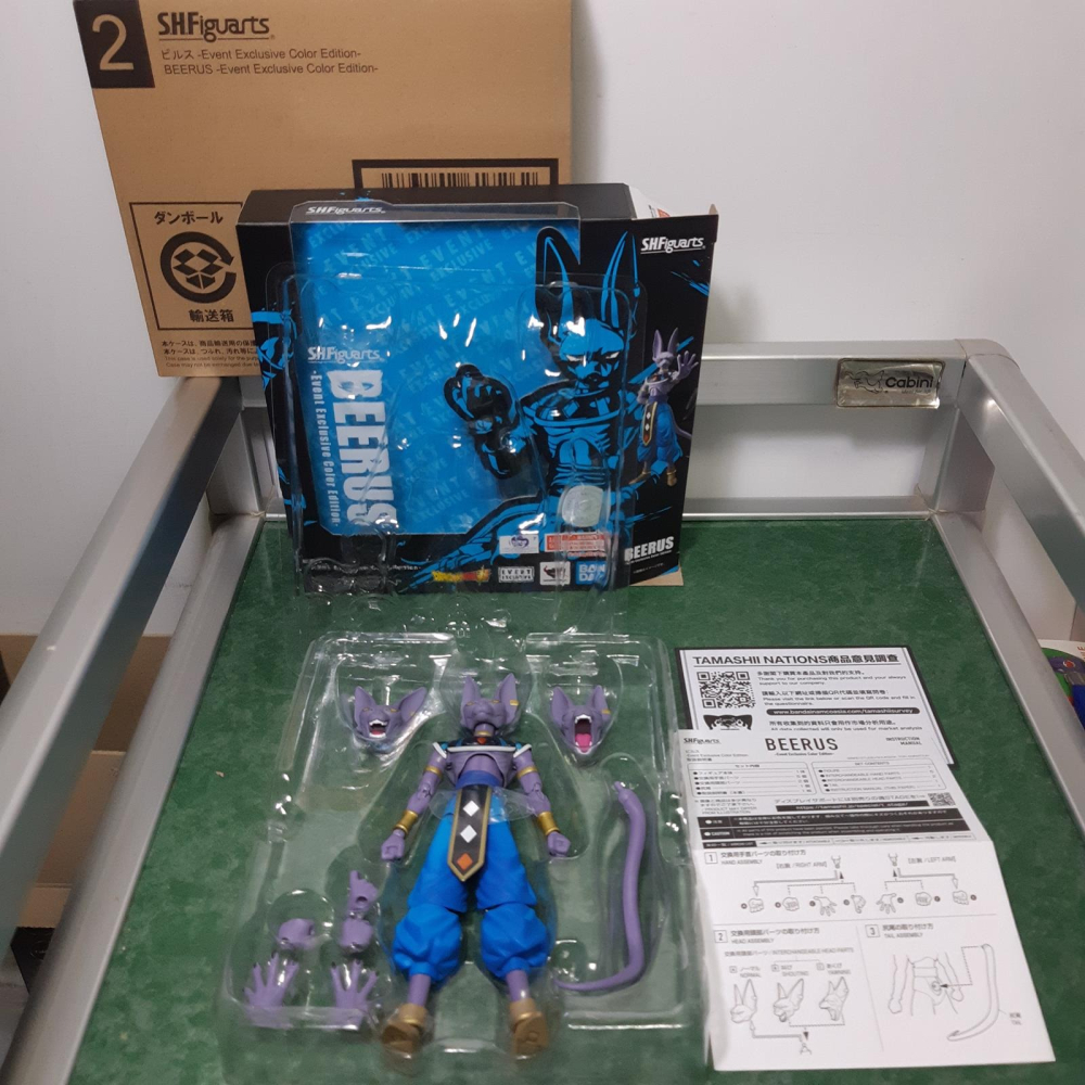 合售 代理版 已拆 魂商店限定 SHF 七龍珠超 SDCC 破壞神 比魯斯 + 天使 維斯 特殊配色-細節圖3