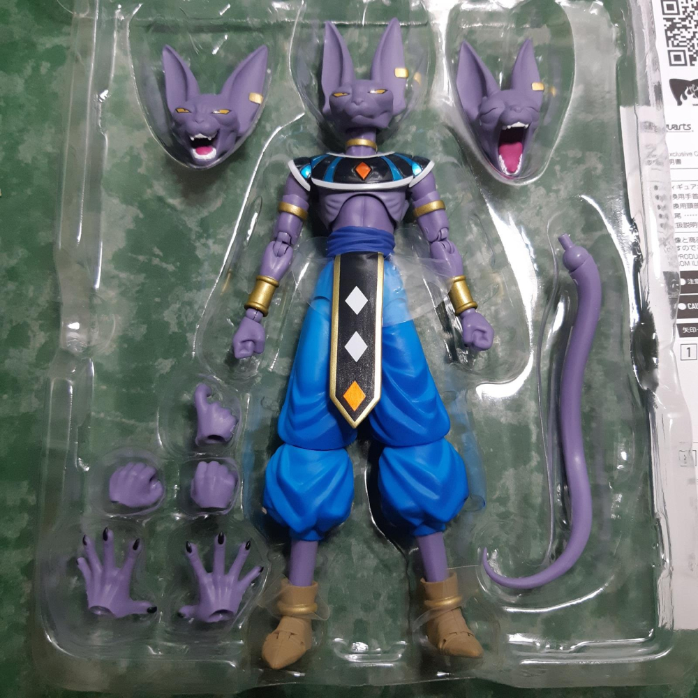 合售 代理版 已拆 魂商店限定 SHF 七龍珠超 SDCC 破壞神 比魯斯 + 天使 維斯 特殊配色-細節圖8