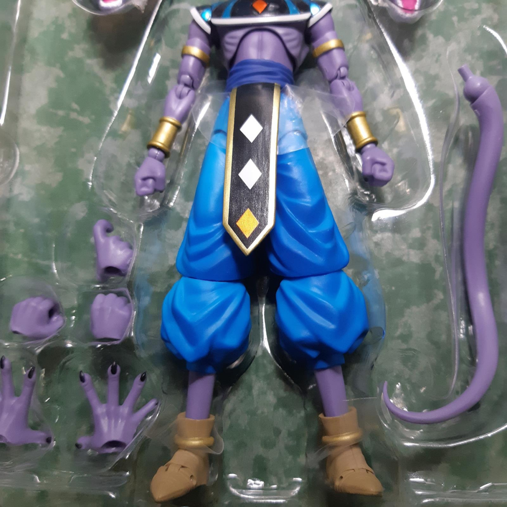 合售 代理版 已拆 魂商店限定 SHF 七龍珠超 SDCC 破壞神 比魯斯 + 天使 維斯 特殊配色-細節圖9