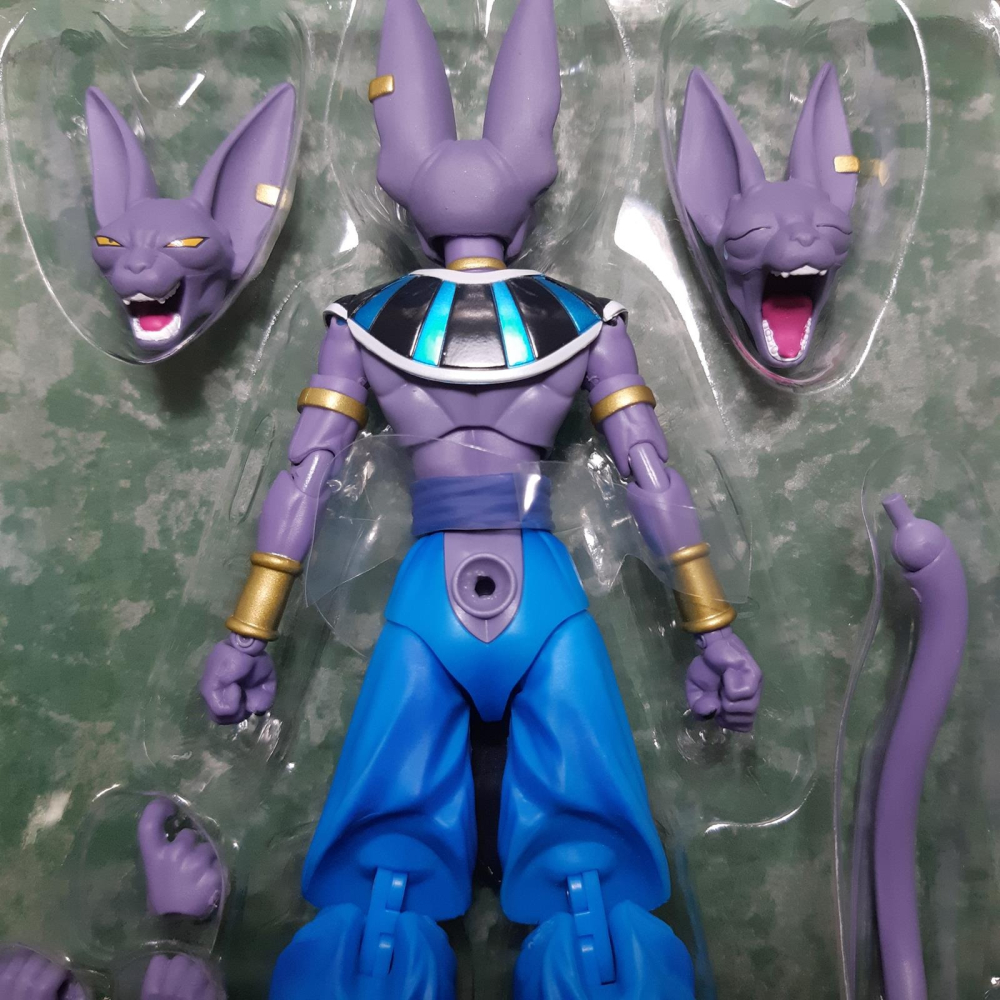 合售 代理版 已拆 魂商店限定 SHF 七龍珠超 SDCC 破壞神 比魯斯 + 天使 維斯 特殊配色-細節圖10