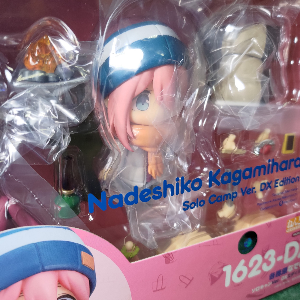 代理版 全新未拆 附特典 黏土人1623 DX 搖曳露營 各務原撫子 單人露營 VER. 豪華版-細節圖4