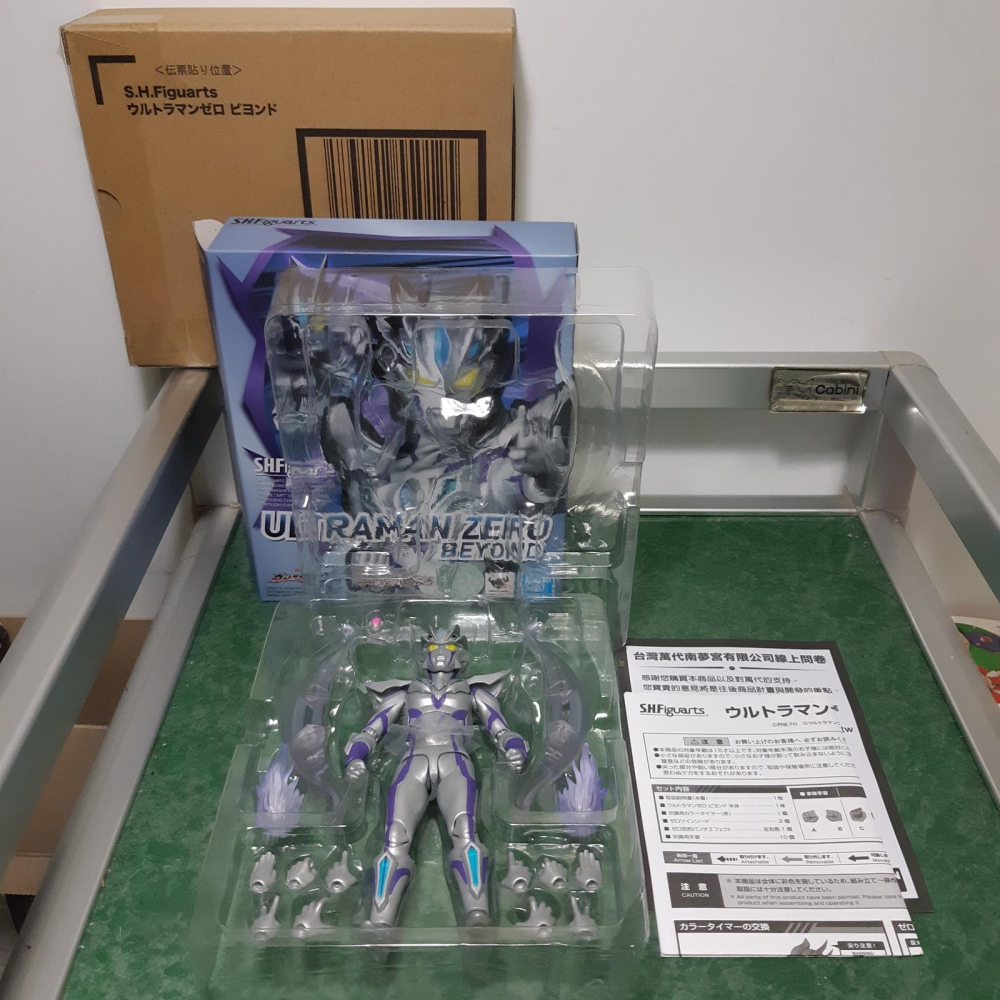 代理版 已拆 初版 魂商店限定 SHF 超人力霸王ZERO 傑洛 賽羅 超越型態-細節圖2