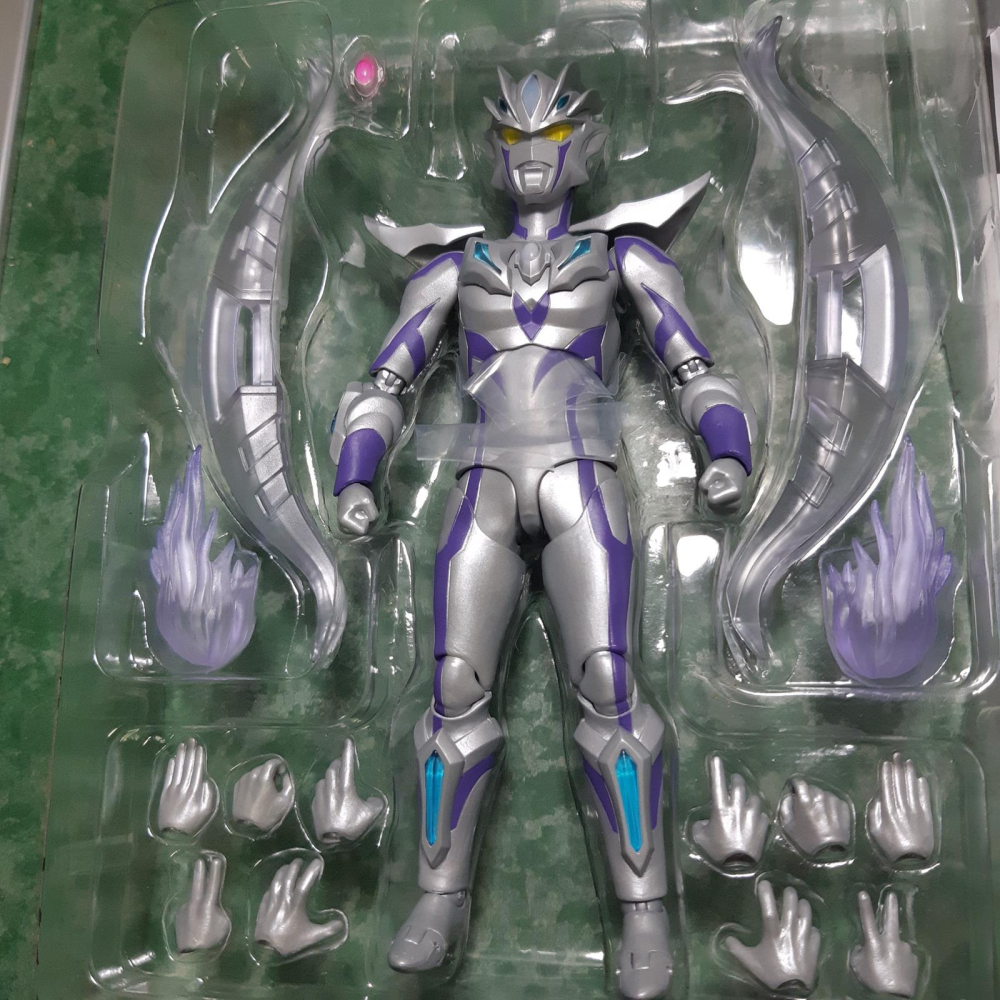 代理版 已拆 初版 魂商店限定 SHF 超人力霸王ZERO 傑洛 賽羅 超越型態-細節圖4