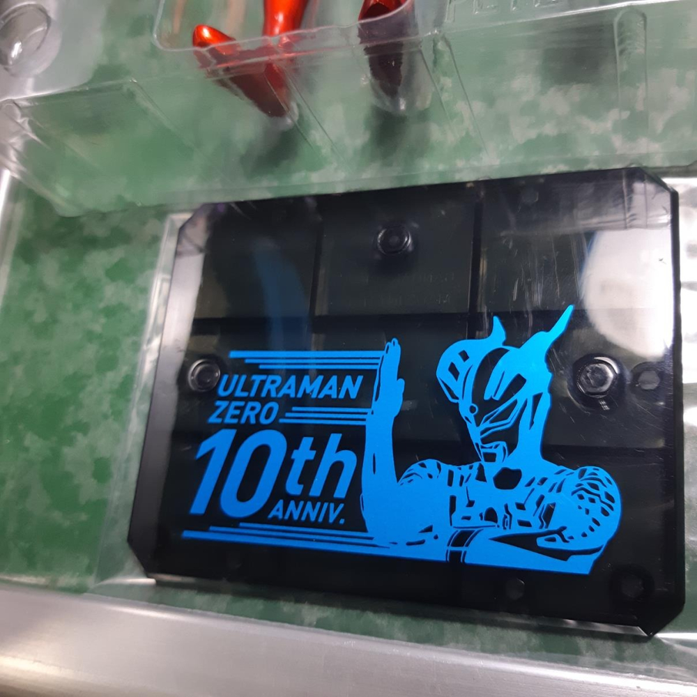 已拆擺 日版 SHF 魂商店限定 超人力霸王 傑洛 ZERO 賽羅 10周年 電鍍版 + 專用披風-細節圖3