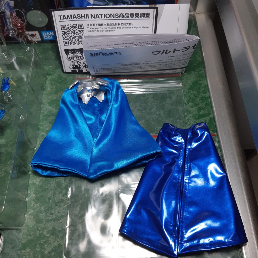 已拆擺 日版 SHF 魂商店限定 超人力霸王 傑洛 ZERO 賽羅 10周年 電鍍版 + 專用披風-細節圖6