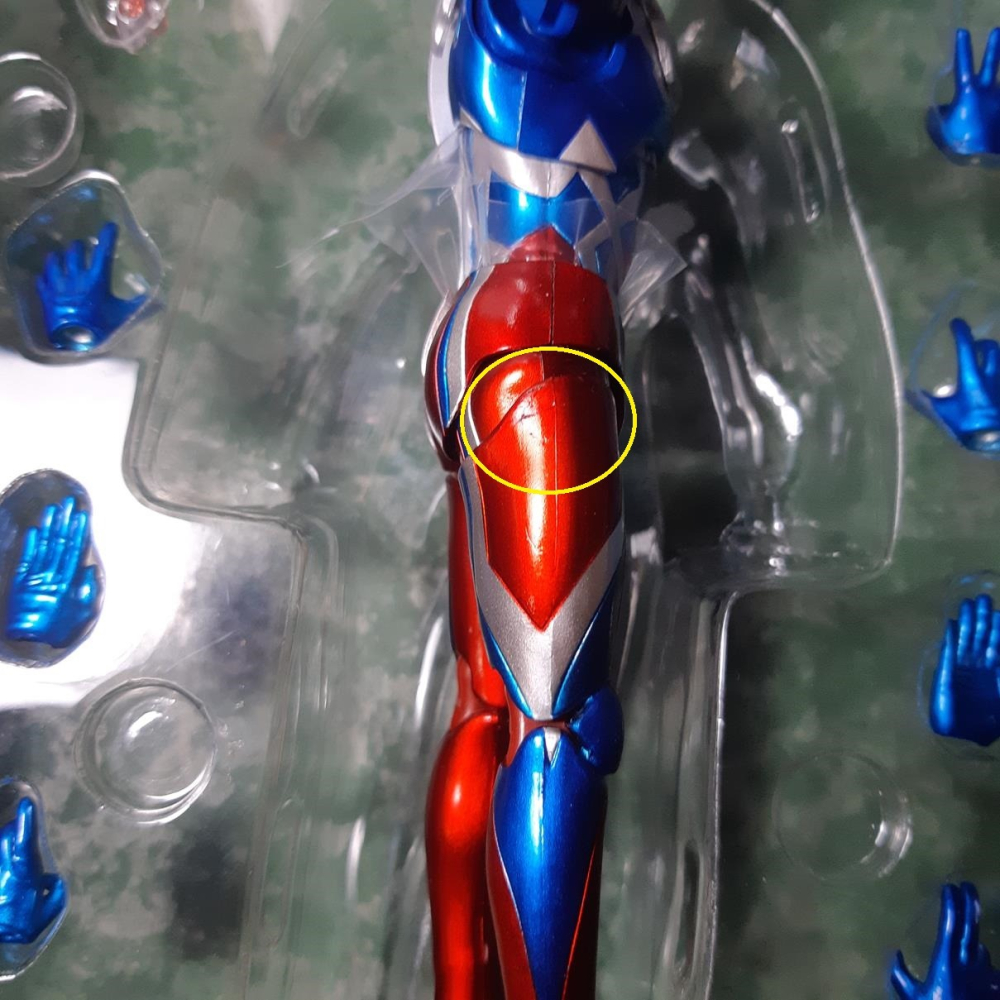 已拆擺 日版 SHF 魂商店限定 超人力霸王 傑洛 ZERO 賽羅 10周年 電鍍版 + 專用披風-細節圖10