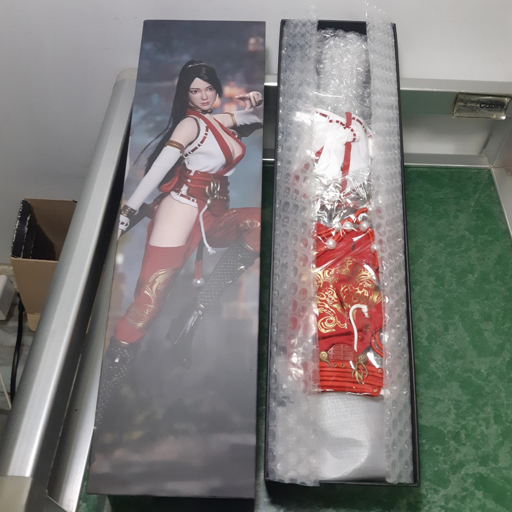 拆檢 SUPER DUCK set075 龍之巫女 1/6 配件包 +S10D 1/6 包膠素體-細節圖2