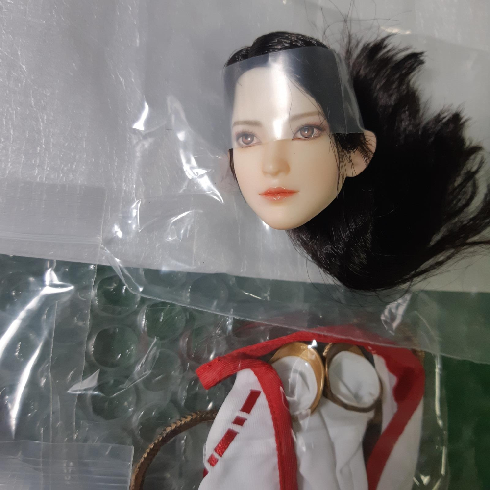 拆檢 SUPER DUCK set075 龍之巫女 1/6 配件包 +S10D 1/6 包膠素體-細節圖4