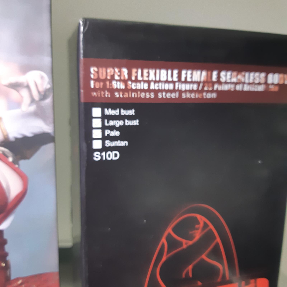 拆檢 SUPER DUCK set075 龍之巫女 1/6 配件包 +S10D 1/6 包膠素體-細節圖6