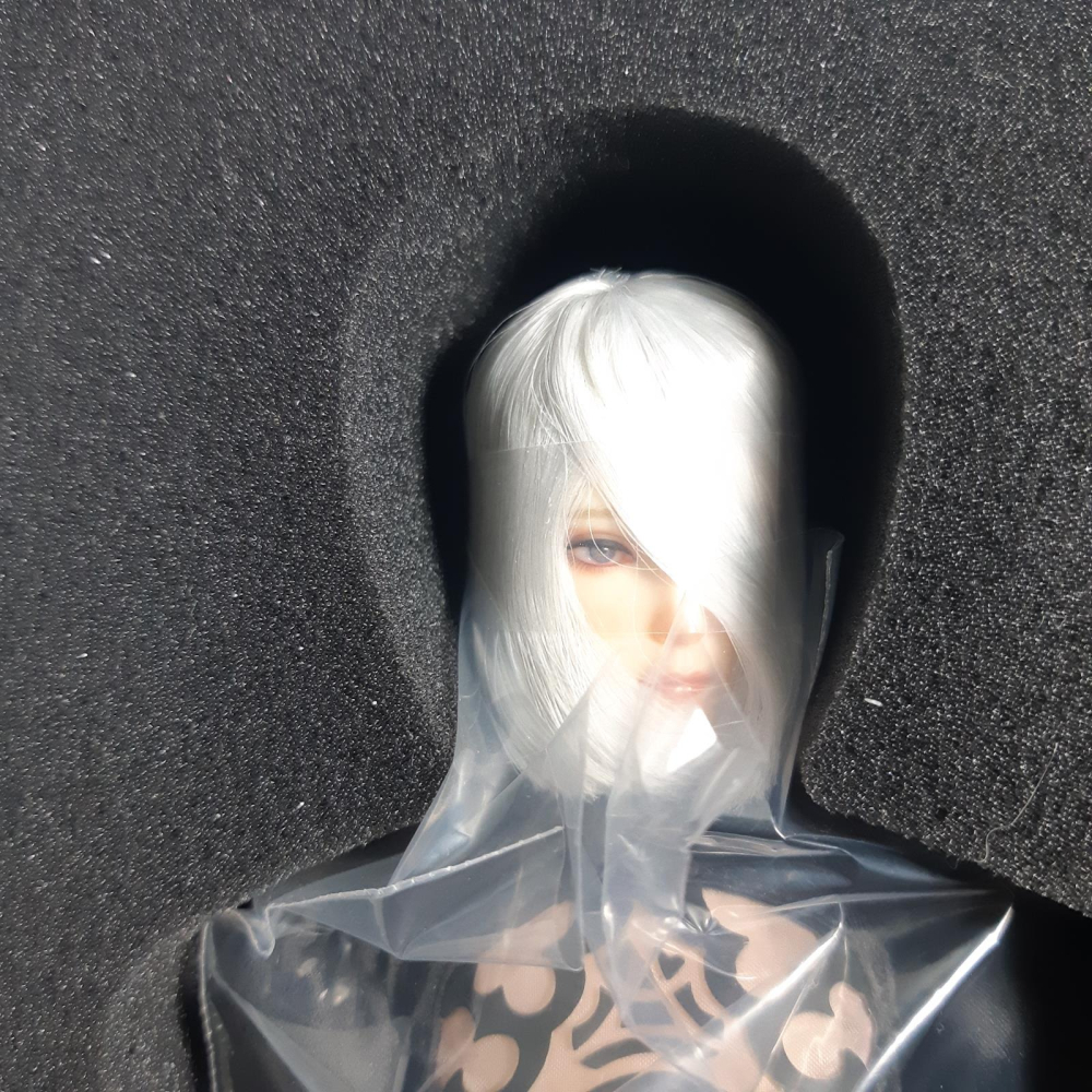 已拆 PLAY TOY 性感人形機器人 尼爾自動人形 2B P021 1/6 12吋 包膠可動人偶-細節圖2