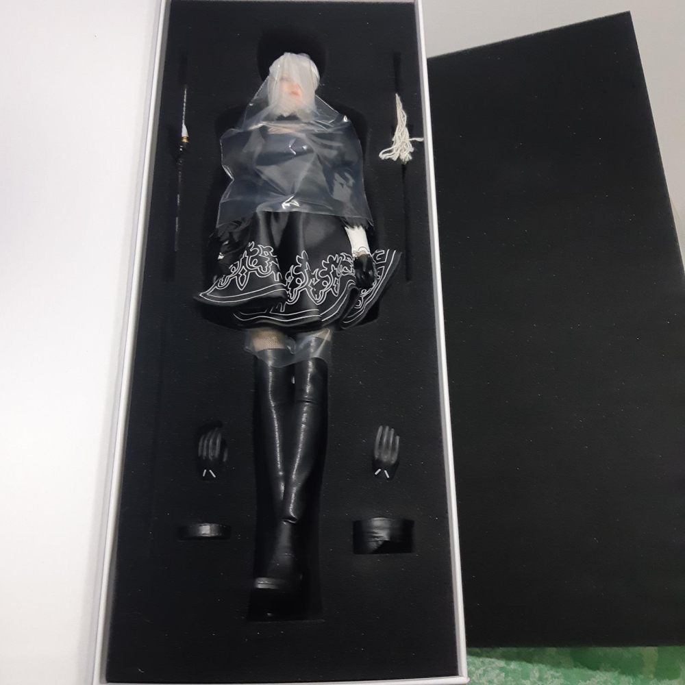 已拆 PLAY TOY 性感人形機器人 尼爾自動人形 2B P021 1/6 12吋 包膠可動人偶-細節圖3