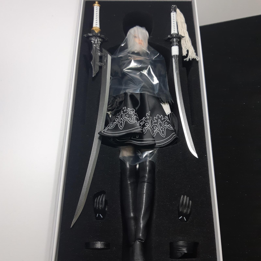 已拆 PLAY TOY 性感人形機器人 尼爾自動人形 2B P021 1/6 12吋 包膠可動人偶-細節圖6