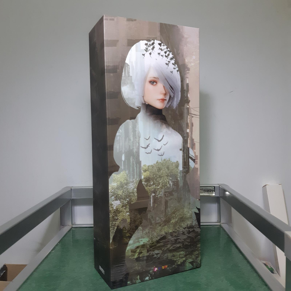 已拆 PLAY TOY 性感人形機器人 尼爾自動人形 2B P021 1/6 12吋 包膠可動人偶-細節圖8