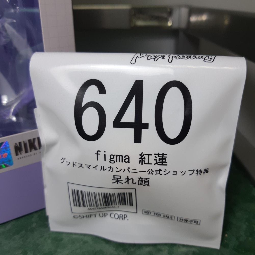 全新未拆 特典版 FIGMA 640 勝利女神：妮姬 NIKKE 紅蓮-細節圖2