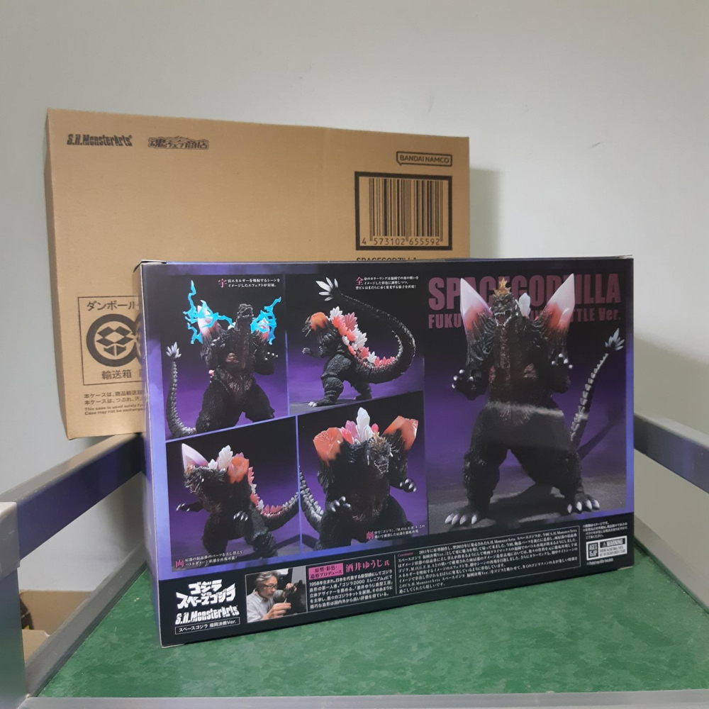 代理版 魂商店限定 全新未拆 S.H.MonsterArts SHM 太空哥吉拉 福岡決戰VER.-細節圖2