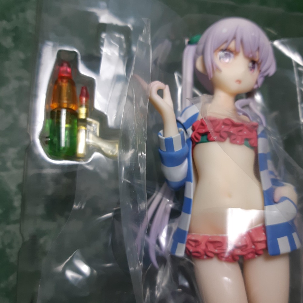 代理版 已拆 AQUAMARINE NEW GAME! 涼風青葉 泳裝 1/8 PVC 完成品-細節圖6