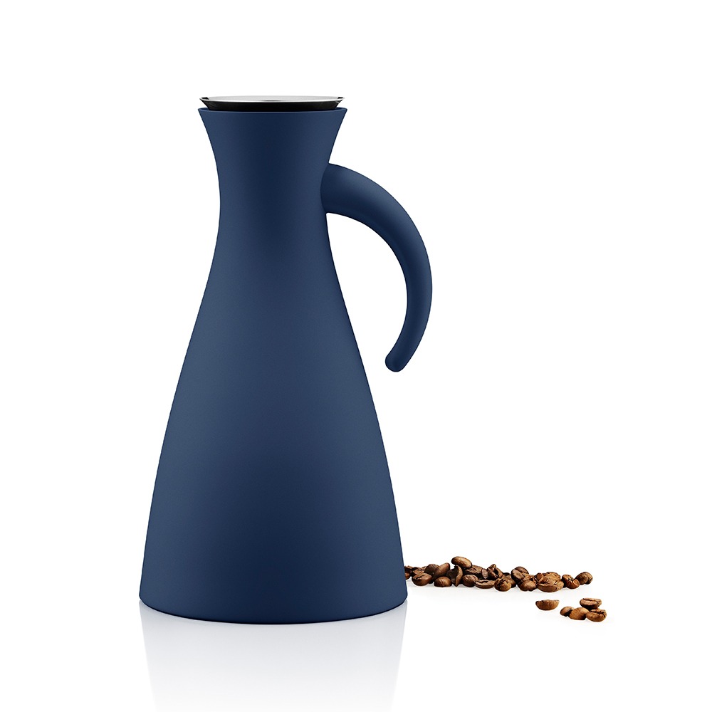 丹麥Eva Solo│細脖真空保溫壺1L-藍-細節圖3