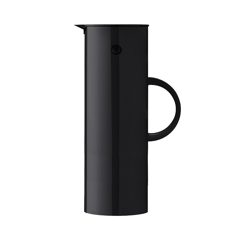 丹麥Stelton│啄木鳥真空保溫壺-亮面黑-1L-細節圖2